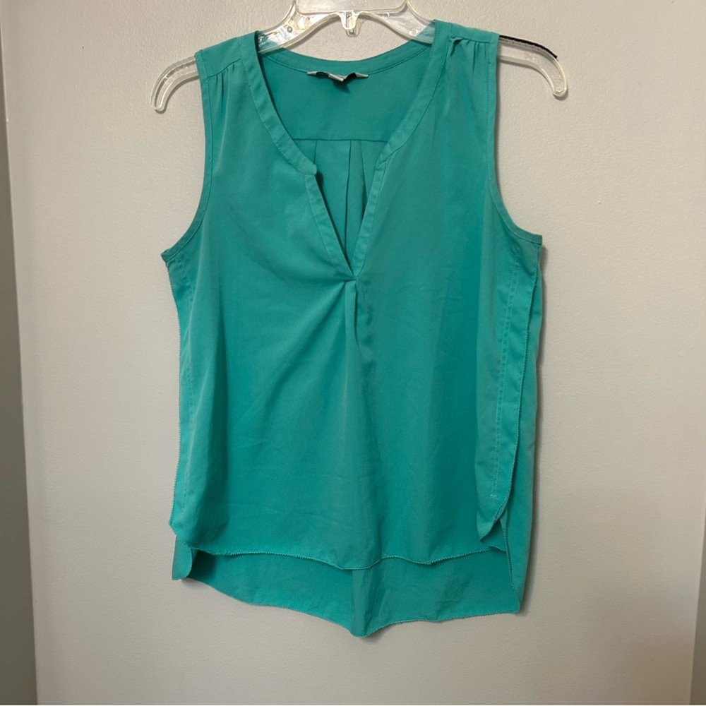American Eagle Tank Top Women’s XS Sleeveless Shirt‎ Green Teal Casual Euc
